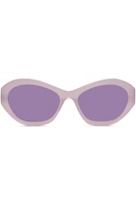Givenchy RECTANGLE SUNGLASSES | CLEAR PURPLE